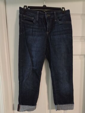 *Joe's Jeans Dark Indigo Boyfriend Crop Jeans